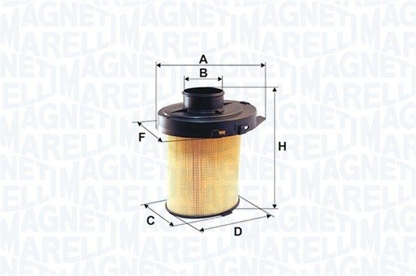 MAGNETI MARELLI Gaisa filtrs 152071758617